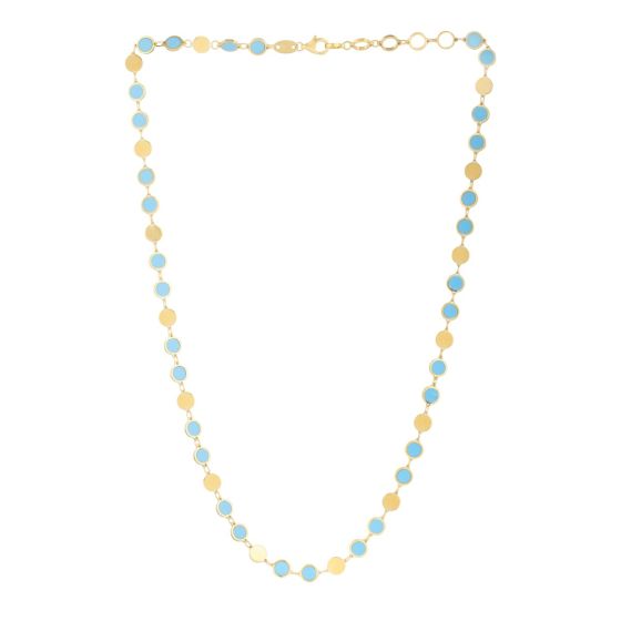 Turquoise Radiance Mirror Chain Collection