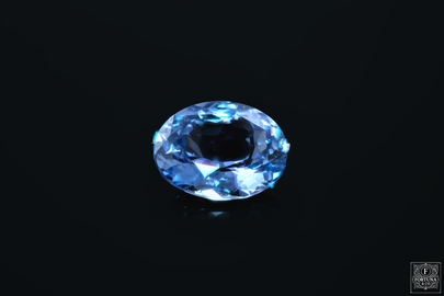 1.97 ct Ceylon Blue Unheated Sapphire – Moderate Blue/Purple Oval