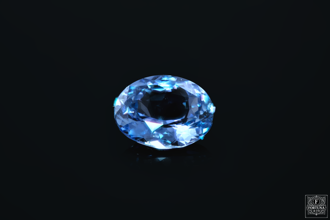 1.97 ct Ceylon Blue Unheated Sapphire – Moderate Blue/Purple Oval