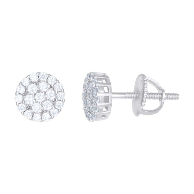 Bold Solitaire Moissanite Stud Earrings 0.53 CTW