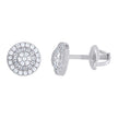 925 Sterling Silver 0.53Ctw Moissanite Earrings