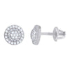 925 Sterling Silver 0.53Ctw Moissanite Earrings