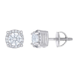 Lux Solitaire Moissanite Stud Earrings 1.16 CTW