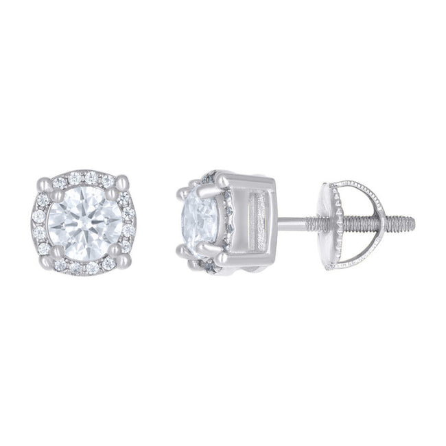 Lux Solitaire Moissanite Stud Earrings 1.16 CTW