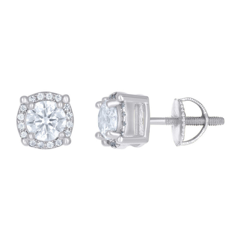 Lux Solitaire Moissanite Stud Earrings 1.16 CTW