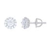 Grand Solitaire Moissanite Stud Earrings 1.29 CTW
