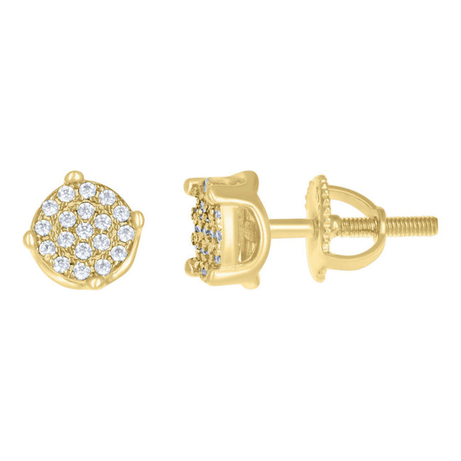 Petite Solitaire Moissanite Stud Earrings 0.27 CTW