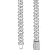 925 Sterling Silver Moissanite Cuban Chain 10mm