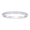 925 Sterling Silver Womens Round Moissanite Eternity Band Ring 