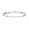 925 Sterling Silver Moissanite Eternity Prong Band 