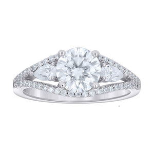 Celestial Stream 925 Moissanite Eternity Band