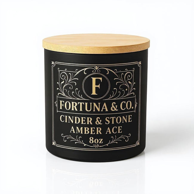 Cinder & Stone – Amber Ace Soy Wax Candle