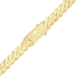 14K Yellow Gold Handmade Hollow Cuban Curb Chain Necklace