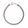 Italian Silver Gun Metal Franco Chain