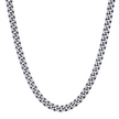 Italian Silver Gun Metal Miami Cuban Chain 24