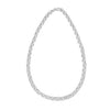 Italian Silver Rolo Link Necklace 18