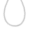 Italian Silver Rolo Link Necklace 18