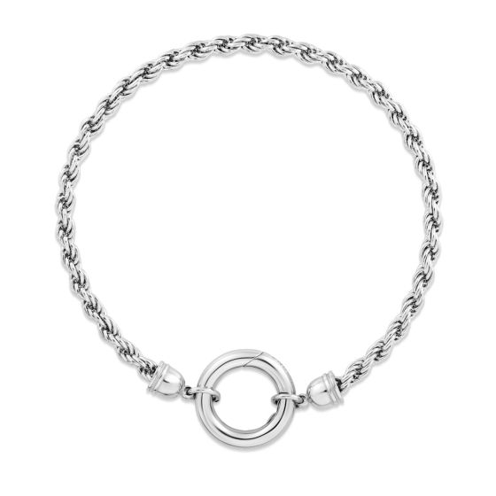Silver 3.4mm Rope Chain