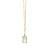 Fortuna Mother of Pearl Rectangle Necklace
