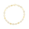 Fortuna MOP Mirror Gem Chain Bracelet