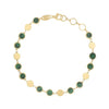 Fortuna Malachite Mirror Gem Chain Bracelet