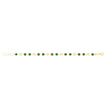 Fortuna Malachite Mirror Gem Chain Bracelet
