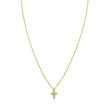 Celestia Aurum™ Petite Diamond Cross Necklace