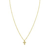 Celestia Aurum™ Petite Diamond Cross Necklace