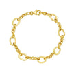 14K Yellow Gold Five & One Oval Link Chain