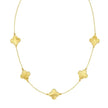 Golden Clover Elegance Necklace