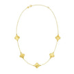 Golden Clover Elegance Necklace