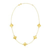 Golden Clover Elegance Necklace