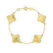 Golden Clover Elegance Bracelet
