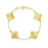 Golden Clover Elegance Bracelet