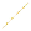 Golden Clover Elegance Bracelet