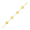 Golden Clover Elegance Bracelet
