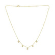 Fortuna Fashion 14K Diamond Flower Necklace