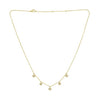 Fortuna Fashion 14K Diamond Flower Necklace