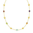 14K Pebble Gem Necklace