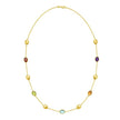 14K Pebble Gem Necklace