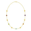14K Pebble Gem Necklace