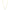 14K White Topaz Heart Necklace