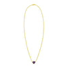 14K Amethyst Heart Necklace