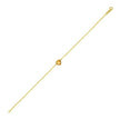 14K Citrine Heart Bracelet