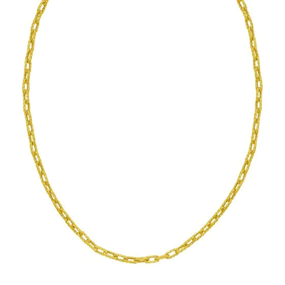 14K Mini Twist Link Chain