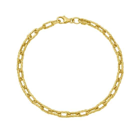 14K Mini Twist Link Chain