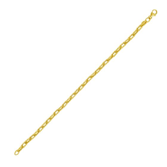 14K Mini Twist Link Chain