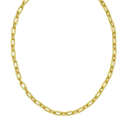 14K Medium Alternating Link Chain