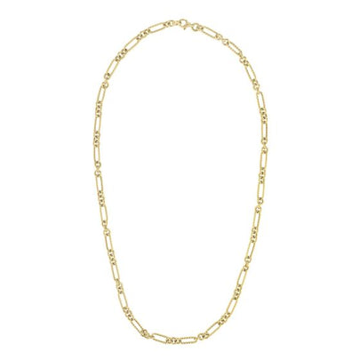 14K Petite Twist Figaro Chain