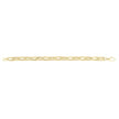 14K Double Paperclip Bracelet
